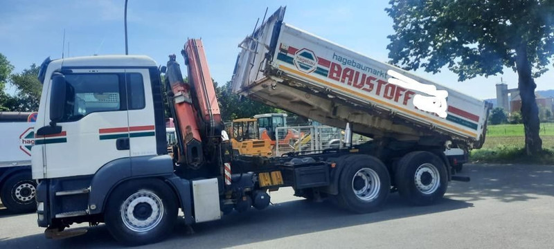 MAN TGS 26.400 Kipper Mit Kran/Funk - Bortu kravas automašīna/ Platforma, Kravas auto ar manipulatoru: foto 3 MAN TGS 26.400 Kipper Mit Kran/Funk - Bortu kravas automašīna/ Platforma, Kravas auto ar manipulatoru: foto 3