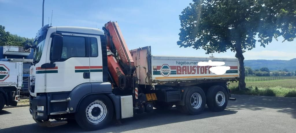 MAN TGS 26.400 Kipper Mit Kran/Funk - Kravas automašīna pašizgāzējs, Kravas auto ar manipulatoru: foto 1 MAN TGS 26.400 Kipper Mit Kran/Funk - Kravas automašīna pašizgāzējs, Kravas auto ar manipulatoru: foto 1