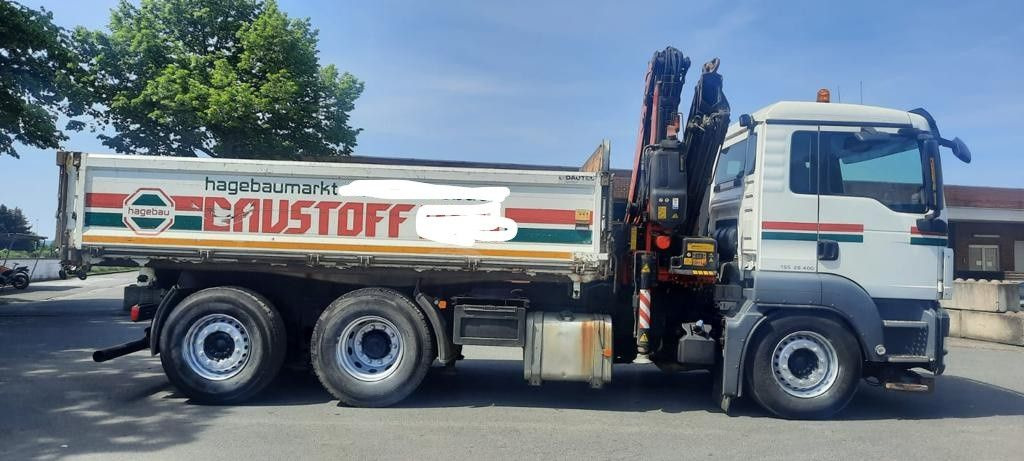 MAN TGS 26.400 Kipper Mit Kran/Funk - Kravas automašīna pašizgāzējs, Kravas auto ar manipulatoru: foto 4 MAN TGS 26.400 Kipper Mit Kran/Funk - Kravas automašīna pašizgāzējs, Kravas auto ar manipulatoru: foto 4