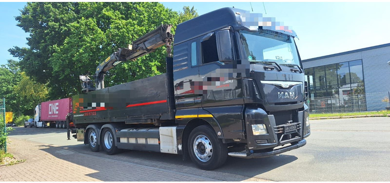 MAN TGX 26.440 6x2 LLW Pritsche mit Kran Palfinge - Bortu kravas automašīna/ Platforma, Kravas auto ar manipulatoru: foto 1 MAN TGX 26.440 6x2 LLW Pritsche mit Kran Palfinge - Bortu kravas automašīna/ Platforma, Kravas auto ar manipulatoru: foto 1