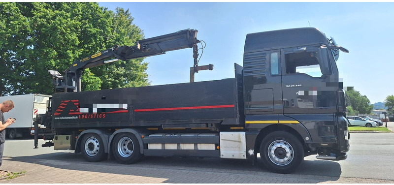 MAN TGX 26.440 6x2 LLW Pritsche mit Kran Palfinge - Bortu kravas automašīna/ Platforma, Kravas auto ar manipulatoru: foto 3 MAN TGX 26.440 6x2 LLW Pritsche mit Kran Palfinge - Bortu kravas automašīna/ Platforma, Kravas auto ar manipulatoru: foto 3