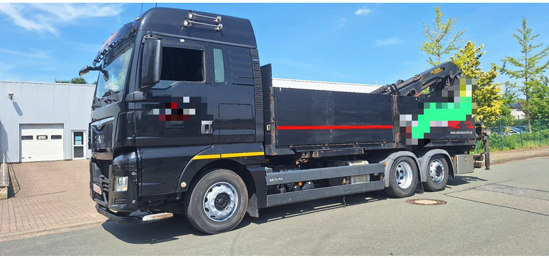 MAN TGX 26.440L 6x2 Pritsche mit Kran Palfinge - Bortu kravas automašīna/ Platforma, Kravas auto ar manipulatoru: foto 1 MAN TGX 26.440L 6x2 Pritsche mit Kran Palfinge - Bortu kravas automašīna/ Platforma, Kravas auto ar manipulatoru: foto 1