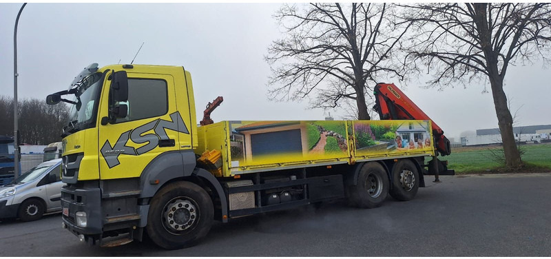Mercedes-Benz 2636 Axor 3-Achser 6x2 mit Kran PK14002+Funk - Bortu kravas automašīna/ Platforma, Kravas auto ar manipulatoru: foto 2 Mercedes-Benz 2636 Axor 3-Achser 6x2 mit Kran PK14002+Funk - Bortu kravas automašīna/ Platforma, Kravas auto ar manipulatoru: foto 2
