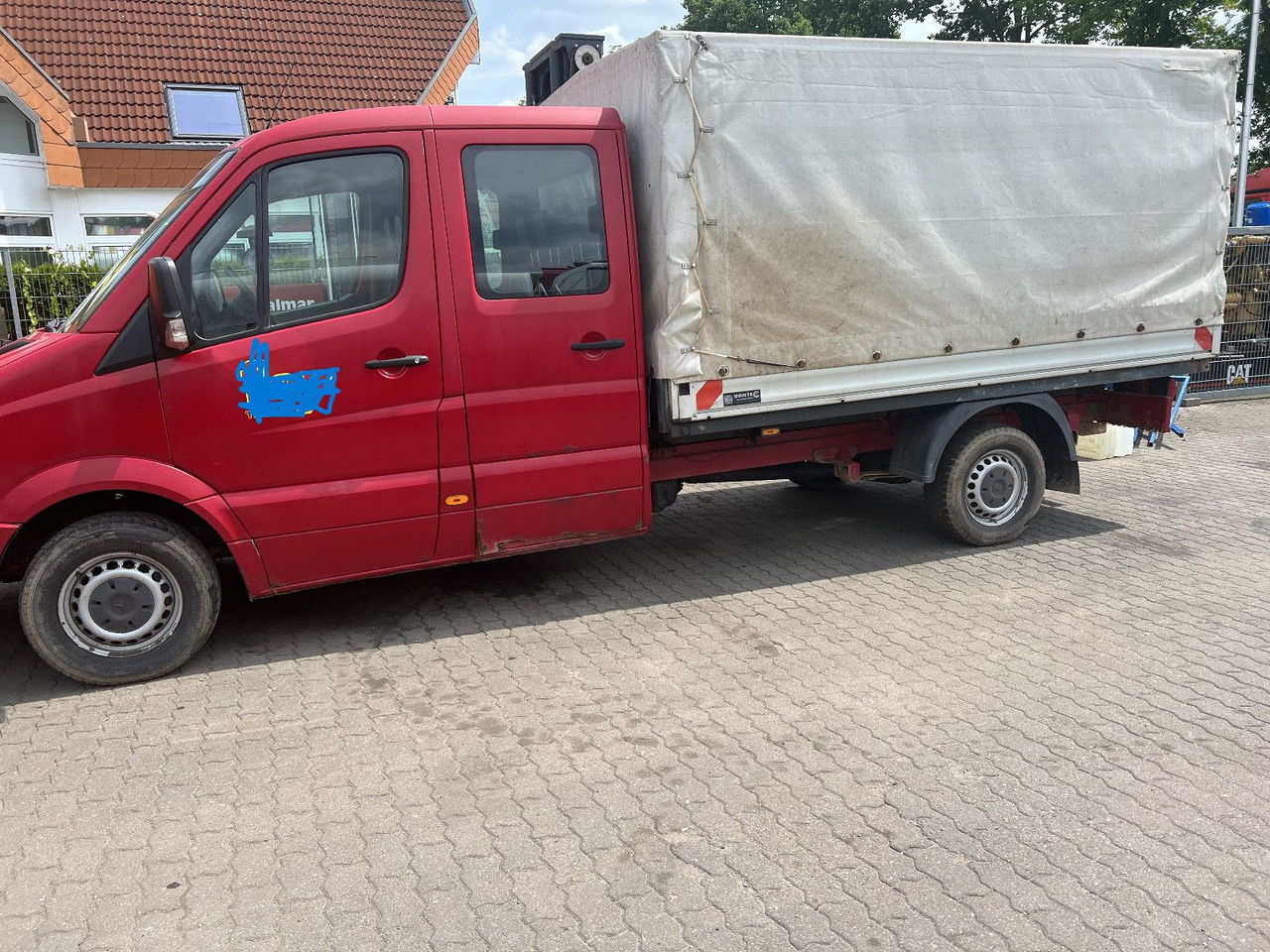Mercedes-Benz 319 Doka - Furgons ar tentu, Kravas-pasažieru furgons: foto 4 Mercedes-Benz 319 Doka - Furgons ar tentu, Kravas-pasažieru furgons: foto 4
