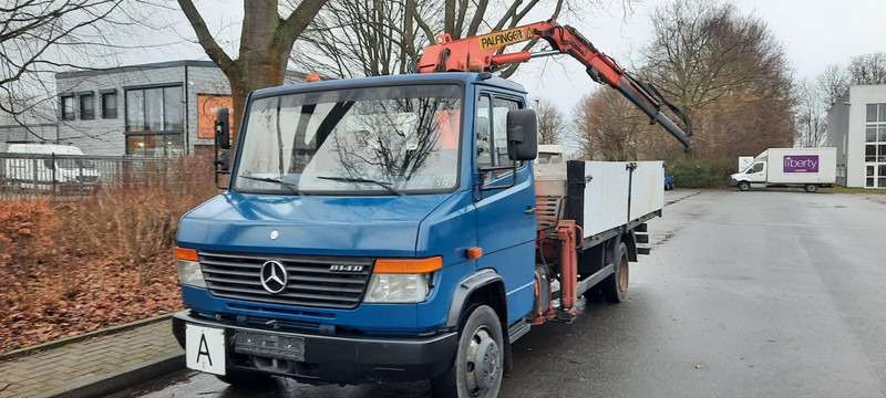 Mercedes-Benz 814 Pritsche mit Kran+Greifer - Bortu kravas automašīna/ Platforma, Kravas auto ar manipulatoru: foto 3 Mercedes-Benz 814 Pritsche mit Kran+Greifer - Bortu kravas automašīna/ Platforma, Kravas auto ar manipulatoru: foto 3
