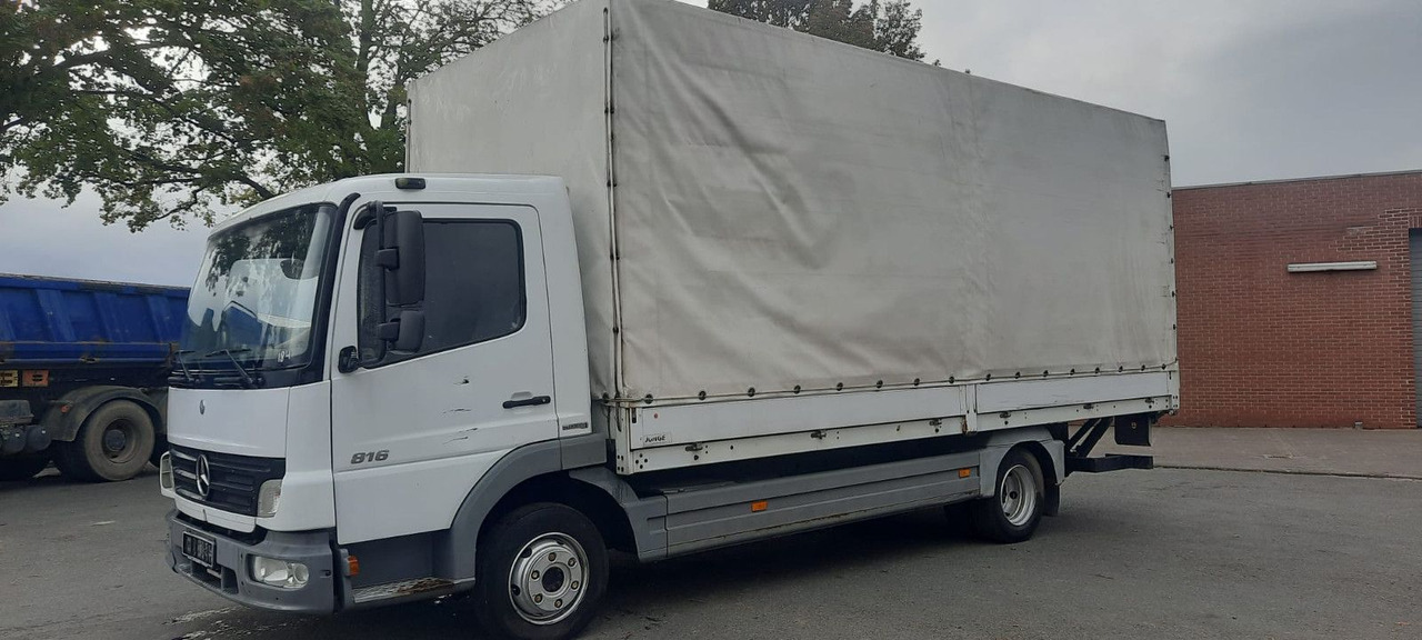 Mercedes-Benz 816 Pritsche Plane - Furgons ar tentu: foto 3 Mercedes-Benz 816 Pritsche Plane - Furgons ar tentu: foto 3