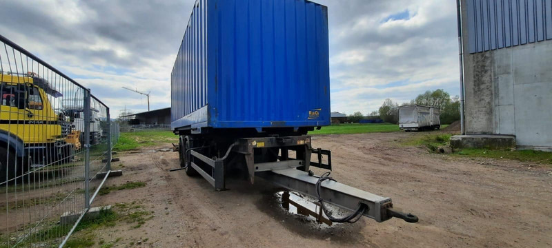 Schmitz Cargobull Containeranhänger mit Container - Piekabe noņemamā virsbūve/ Konteineru vedējs: foto 4 Schmitz Cargobull Containeranhänger mit Container - Piekabe noņemamā virsbūve/ Konteineru vedējs: foto 4