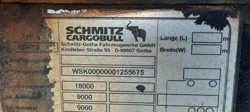Schmitz Cargobull Containeranhänger mit Container - Piekabe noņemamā virsbūve/ Konteineru vedējs: foto 2 Schmitz Cargobull Containeranhänger mit Container - Piekabe noņemamā virsbūve/ Konteineru vedējs: foto 2