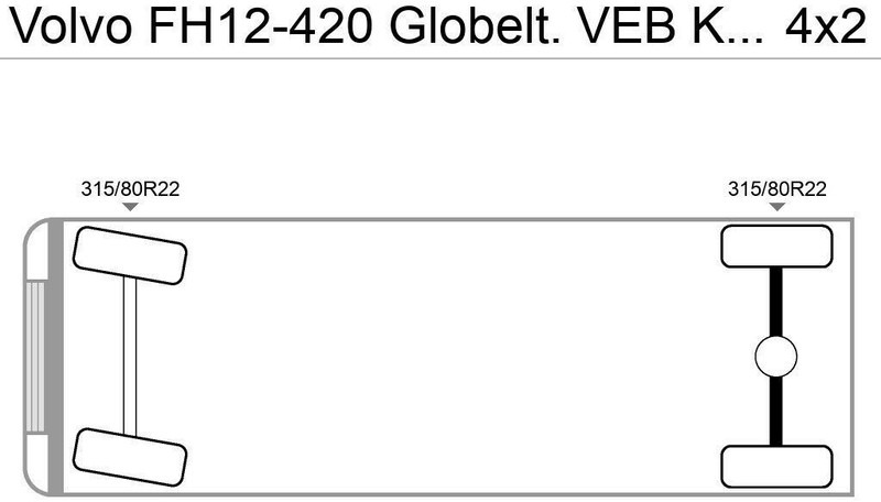 Volvo FH12-420 Globelt. VEB Klima Kipphydraulik - Vilcējs: foto 5 Volvo FH12-420 Globelt. VEB Klima Kipphydraulik - Vilcējs: foto 5