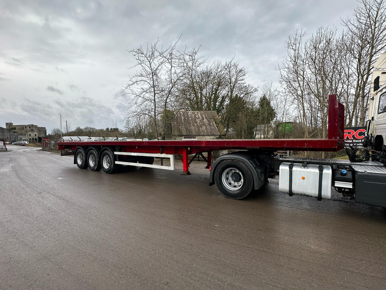 2007 Montracon Flatbed Trailer - Bortu puspiekabe/ Platforma: foto 4 2007 Montracon Flatbed Trailer - Bortu puspiekabe/ Platforma: foto 4