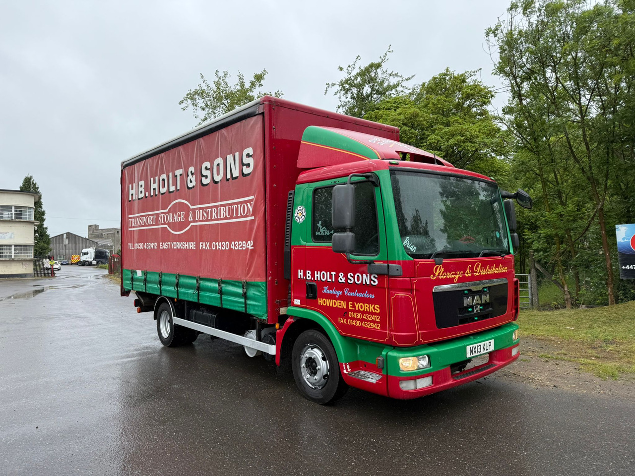 Kravas automašīna ar tentu 2013 MAN TGL Curtainside Truck: foto 8