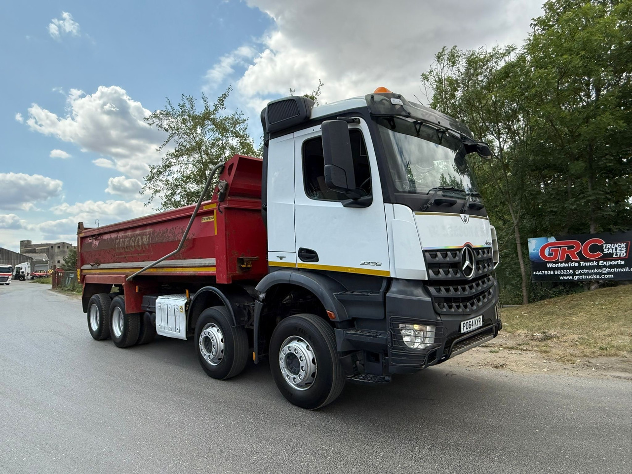 Kravas automašīna pašizgāzējs 2014 Mercedes Arocs Tipper Truck RFE: foto 7