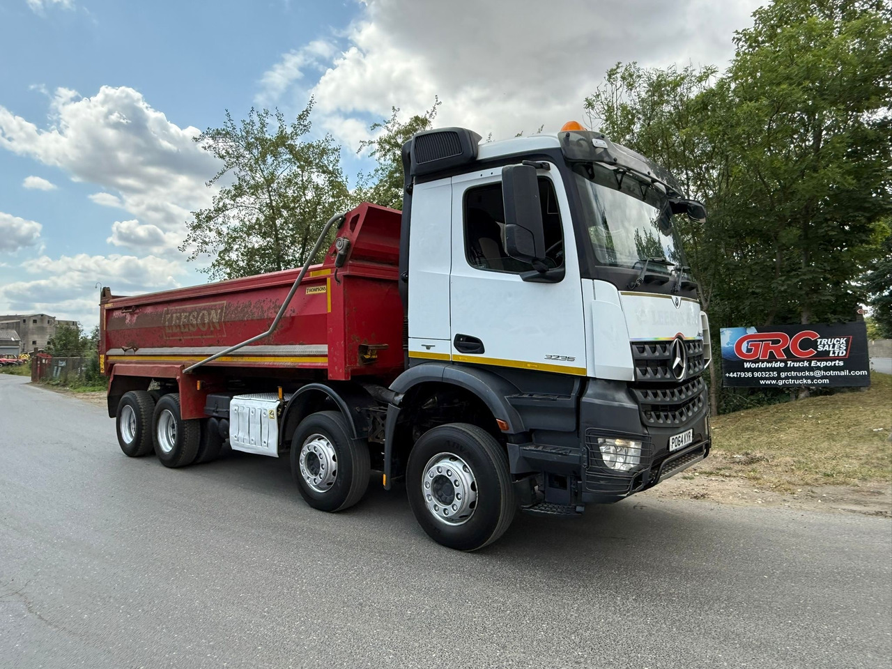Kravas automašīna pašizgāzējs 2014 Mercedes Arocs Tipper Truck RFE: foto 18