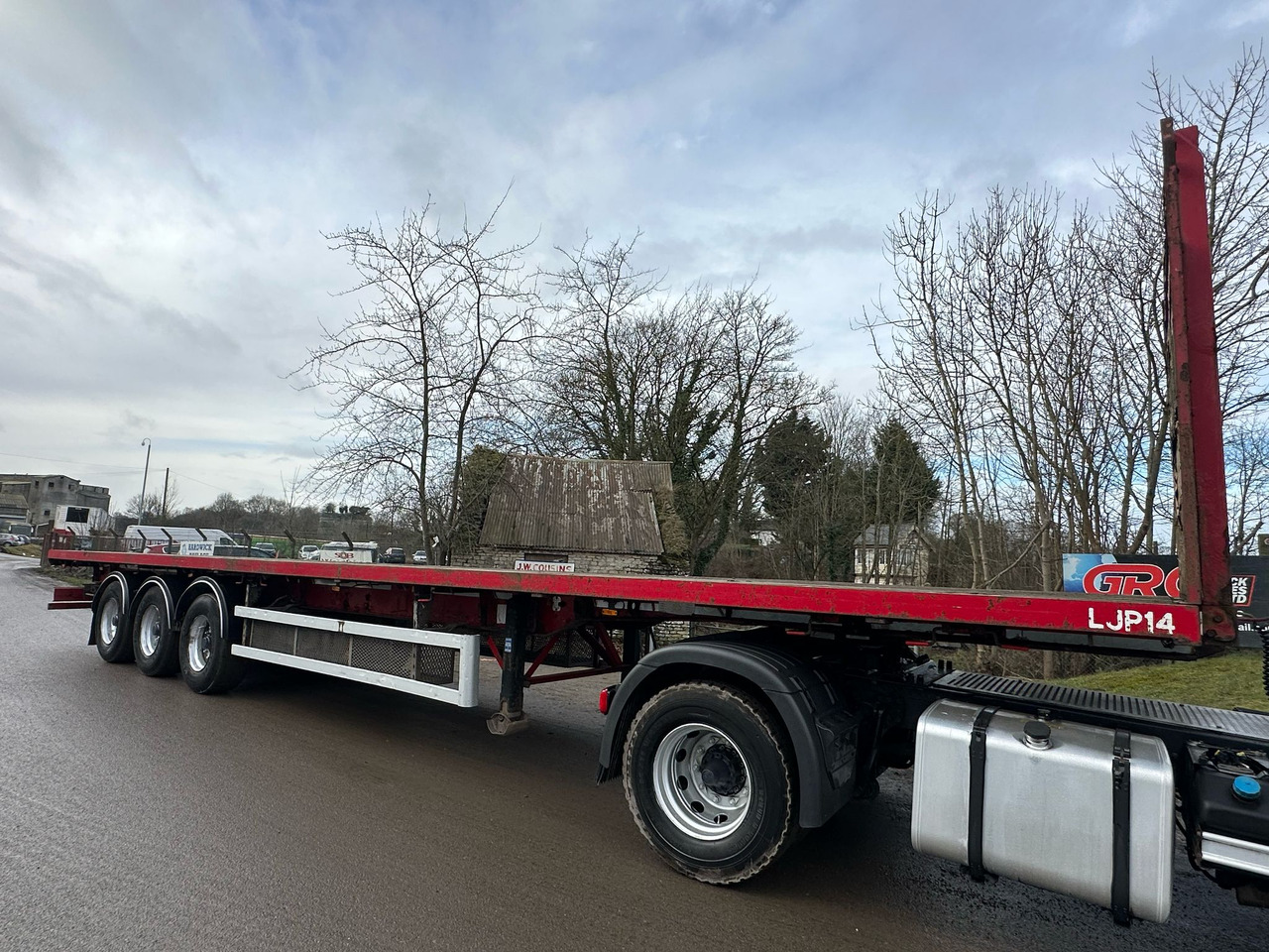 SDC triaxle Trailer - Bortu puspiekabe/ Platforma: foto 4 SDC triaxle Trailer - Bortu puspiekabe/ Platforma: foto 4