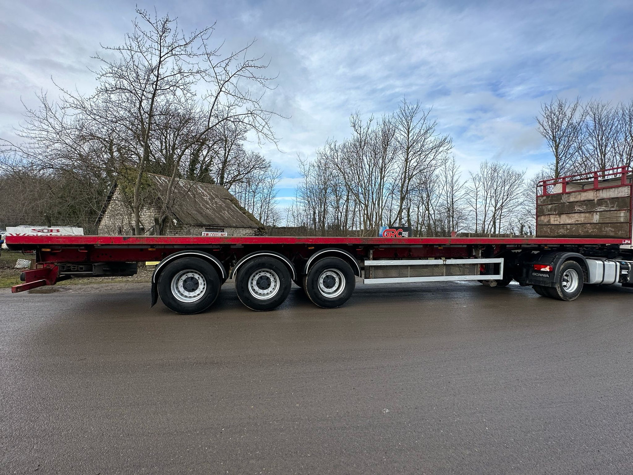 SDC triaxle Trailer - Bortu puspiekabe/ Platforma: foto 2 SDC triaxle Trailer - Bortu puspiekabe/ Platforma: foto 2
