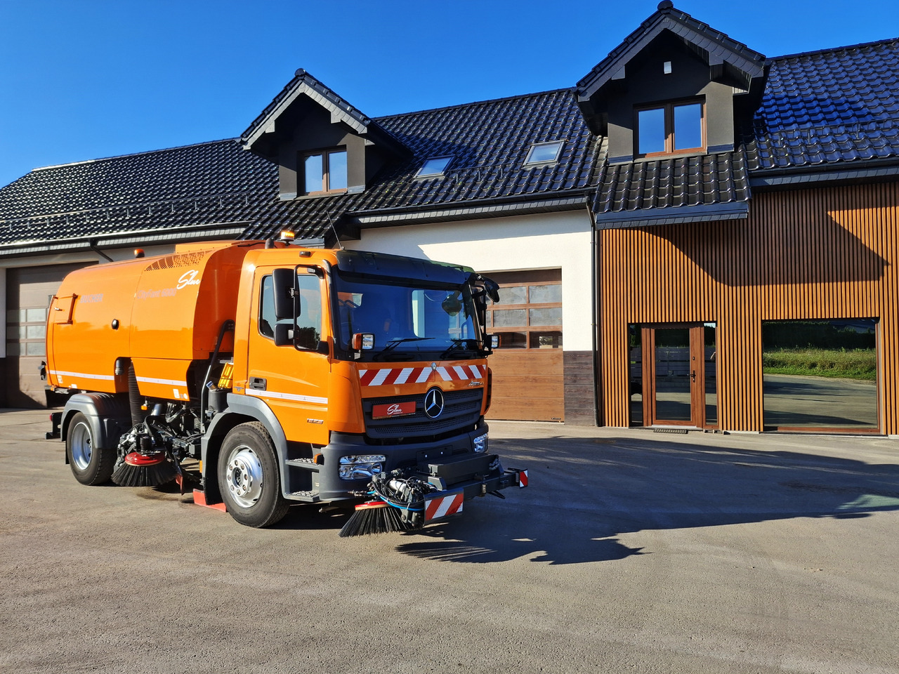MERCEDES-BENZ Atego 1523 Zamiatarka Kehrmaschine BUCHER CityFant 6000 Euro 6 PM10 L/R Rura Do Liści - Ielu tīrīšanas mašīna: foto 1 MERCEDES-BENZ Atego 1523 Zamiatarka Kehrmaschine BUCHER CityFant 6000 Euro 6 PM10 L/R Rura Do Liści - Ielu tīrīšanas mašīna: foto 1