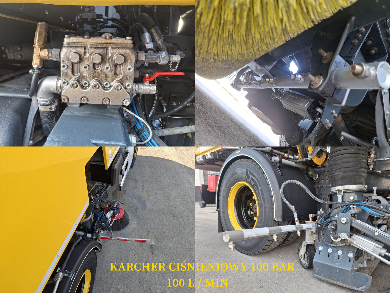 Ielu tīrīšanas mašīna VOLVO FMX 420 Zamiatarka Kehrmaschine Euro 6 PM2.5 BROCK VS 7 TECH Karcher L/R 2145 Mth 2021r: foto 9