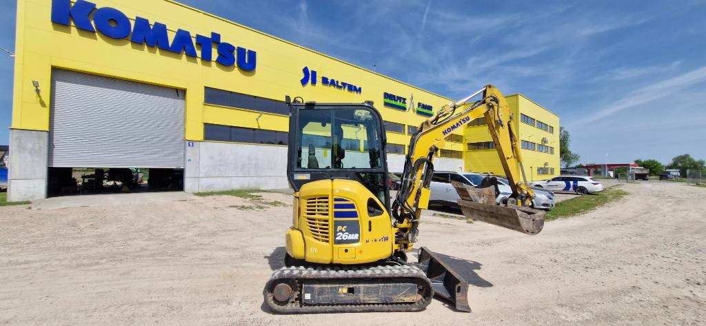 Komatsu PC 26 MR - Mini-ekskavators: foto 1 Komatsu PC 26 MR - Mini-ekskavators: foto 1