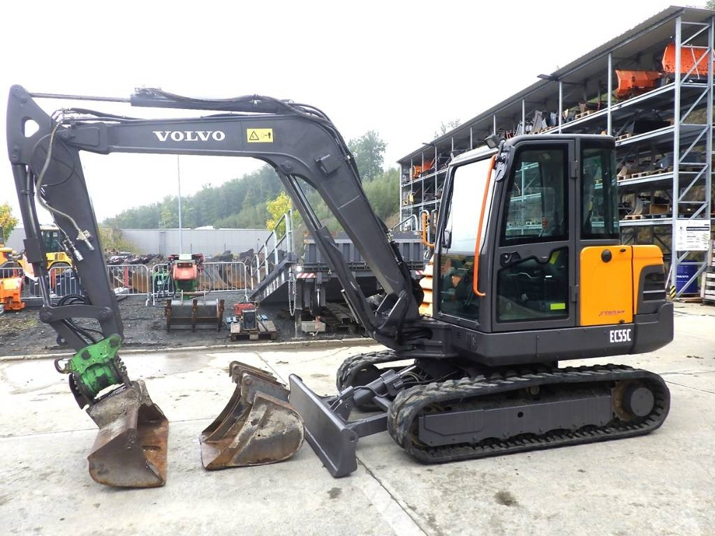 Volvo EC 55 C  - Mini-ekskavators: foto 1 Volvo EC 55 C  - Mini-ekskavators: foto 1