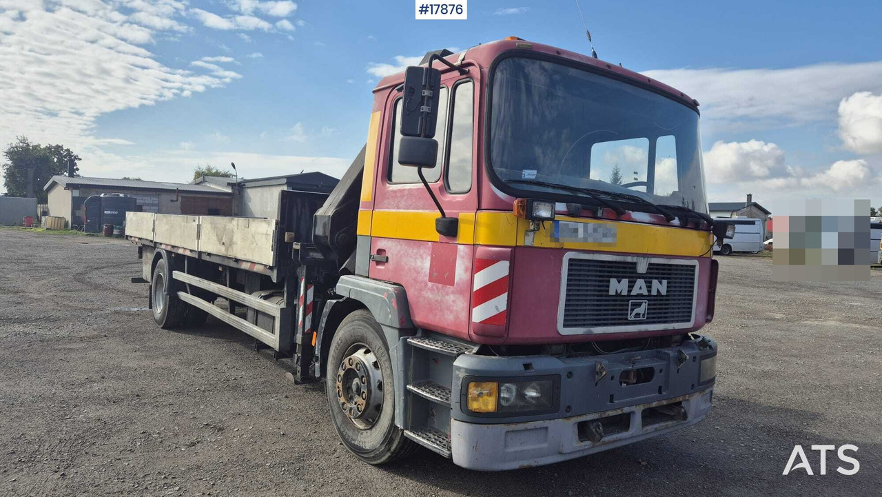 1997 MAN 18.224 - Bortu kravas automašīna/ Platforma, Kravas auto ar manipulatoru: foto 3 1997 MAN 18.224 - Bortu kravas automašīna/ Platforma, Kravas auto ar manipulatoru: foto 3