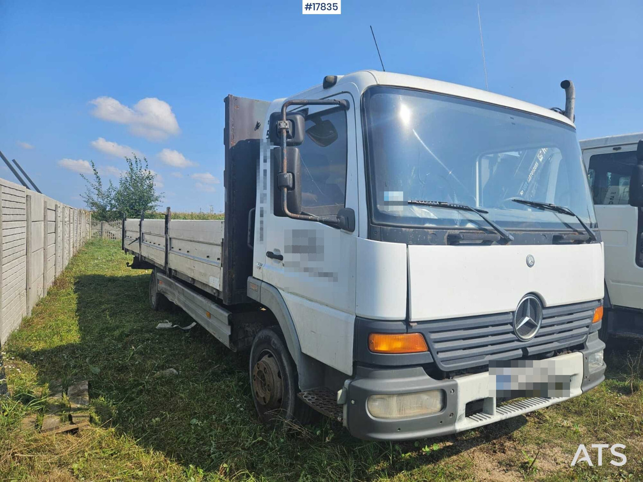 2003 Mercedes Atego 918 - Bortu kravas automašīna/ Platforma: foto 2 2003 Mercedes Atego 918 - Bortu kravas automašīna/ Platforma: foto 2
