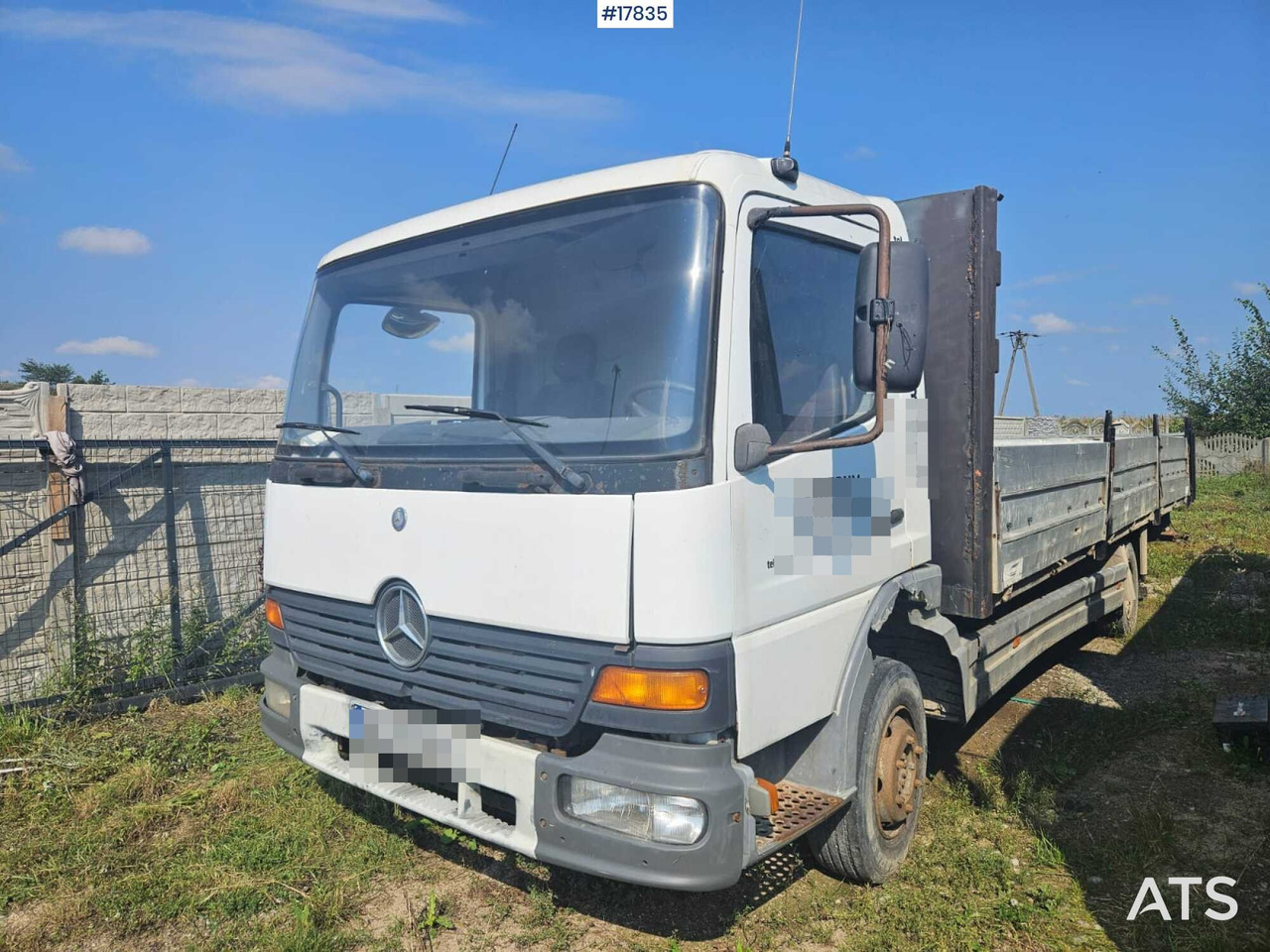 2003 Mercedes Atego 918 - Bortu kravas automašīna/ Platforma: foto 1 2003 Mercedes Atego 918 - Bortu kravas automašīna/ Platforma: foto 1