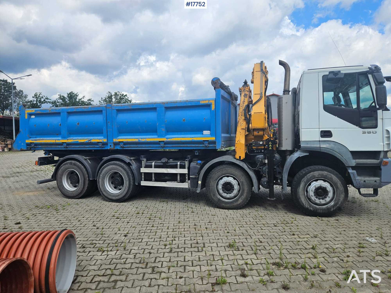 2007 Iveco Trakker +EFFER 210 3s - Kravas auto ar manipulatoru, Kravas automašīna pašizgāzējs: foto 2 2007 Iveco Trakker +EFFER 210 3s - Kravas auto ar manipulatoru, Kravas automašīna pašizgāzējs: foto 2