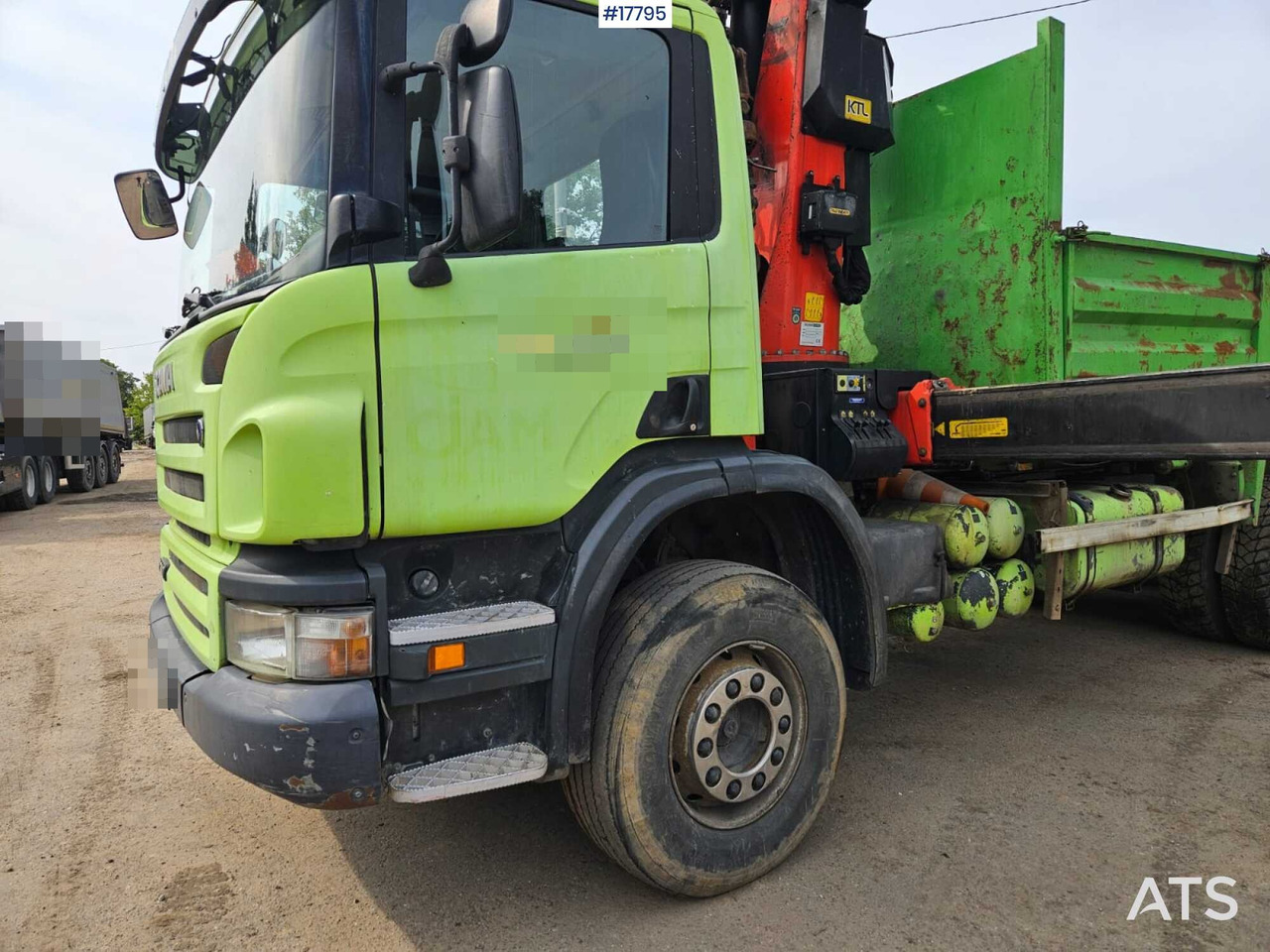 2007 Scania P 340 - Bortu kravas automašīna/ Platforma, Kravas auto ar manipulatoru: foto 3 2007 Scania P 340 - Bortu kravas automašīna/ Platforma, Kravas auto ar manipulatoru: foto 3