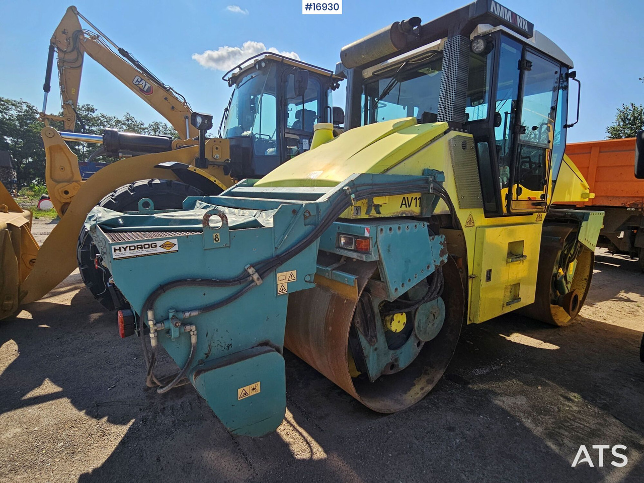 2008 Ammann AV 115-2 Hydro spreader - Ceļu veltnis: foto 1 2008 Ammann AV 115-2 Hydro spreader - Ceļu veltnis: foto 1