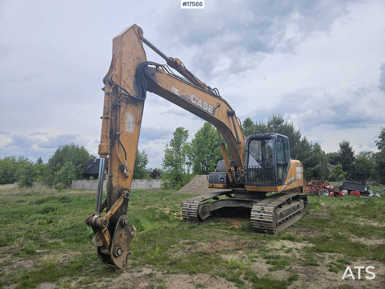 Kāpurķēžu ekskavators 2008 Case CX210B: foto 7