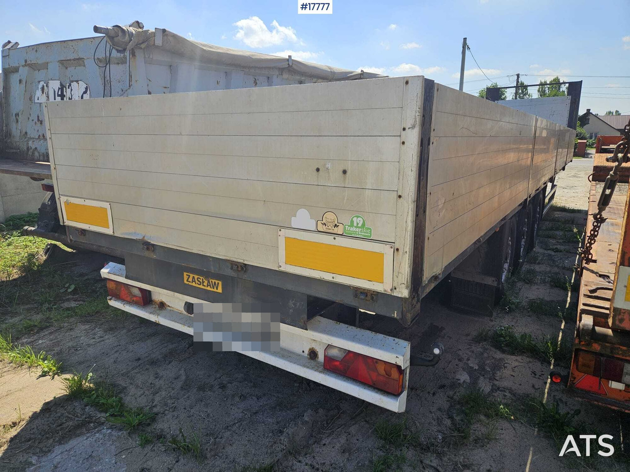 2008 Zaslaw D-651 - Bortu puspiekabe/ Platforma: foto 3 2008 Zaslaw D-651 - Bortu puspiekabe/ Platforma: foto 3