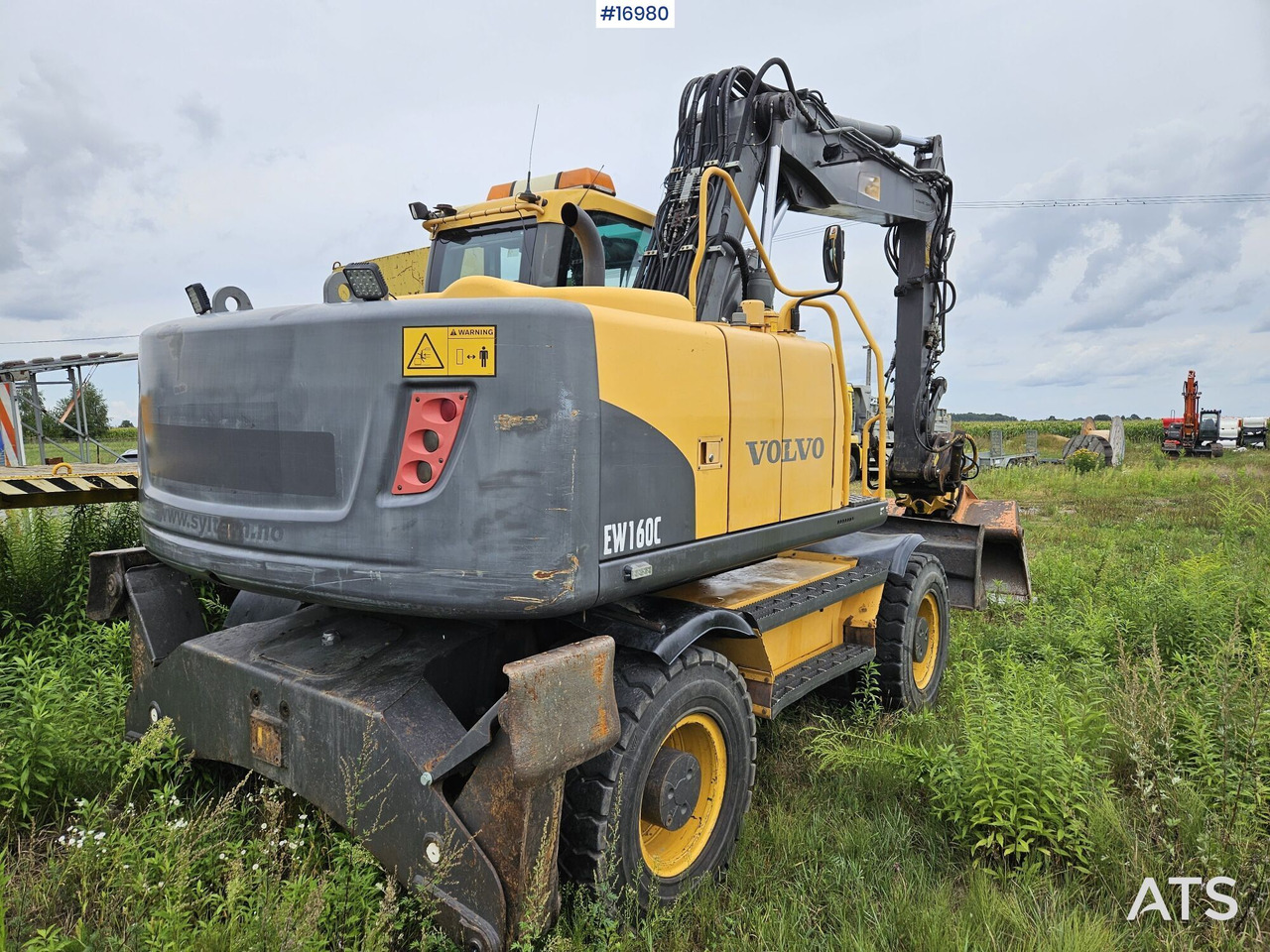 2010 Volvo EW160C z rototilt i łyżką w zestawie - Riteņu ekskavators: foto 5 2010 Volvo EW160C z rototilt i łyżką w zestawie - Riteņu ekskavators: foto 5