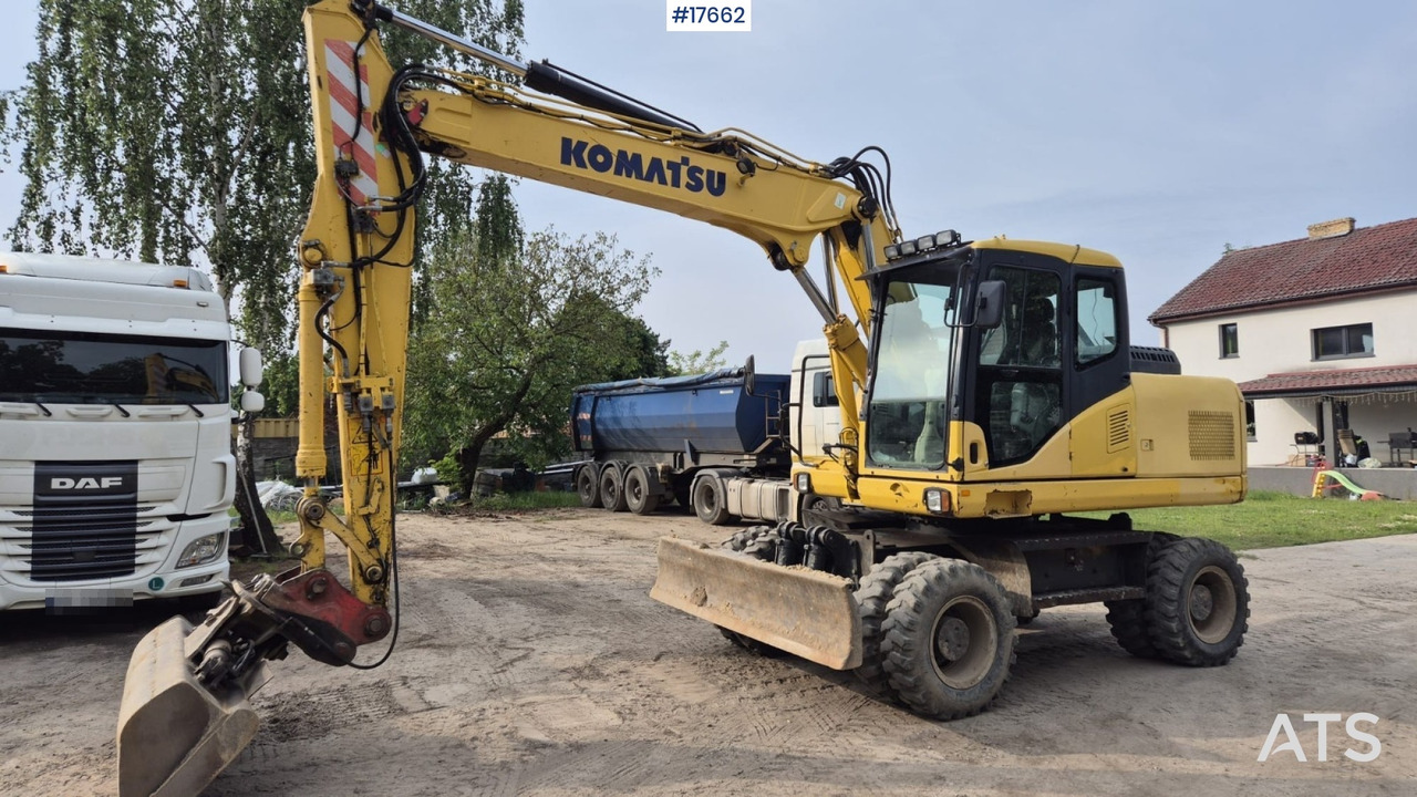 2012 Komatsu PW 160 - Riteņu ekskavators: foto 1 2012 Komatsu PW 160 - Riteņu ekskavators: foto 1
