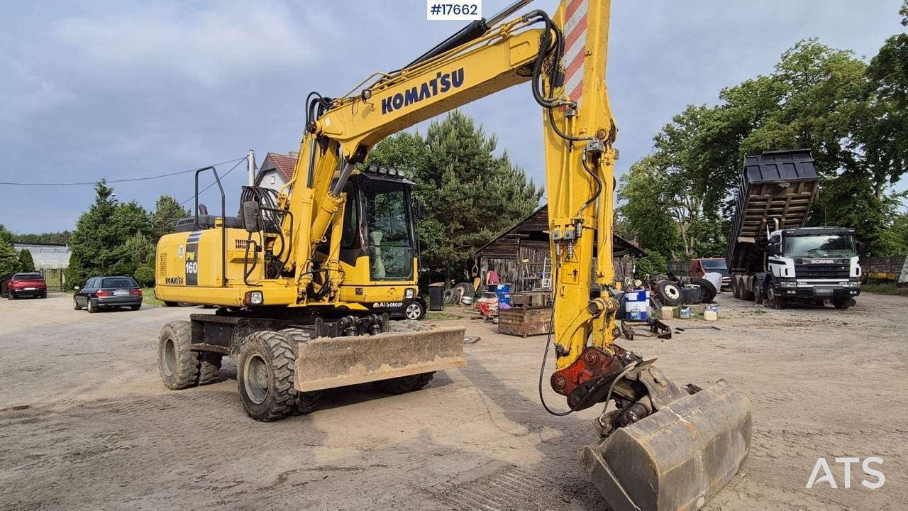 2012 Komatsu PW 160 - Riteņu ekskavators: foto 3 2012 Komatsu PW 160 - Riteņu ekskavators: foto 3