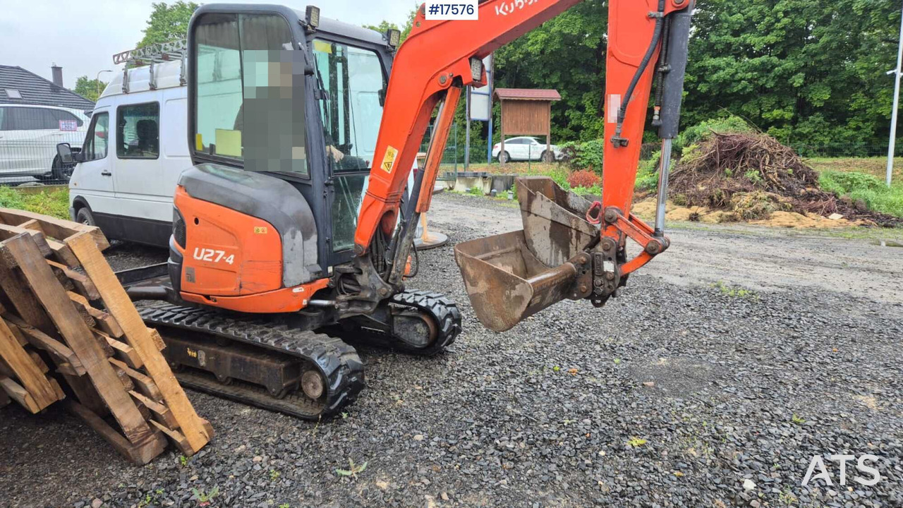 2014 Kubota U27-4 - Mini-ekskavators: foto 5 2014 Kubota U27-4 - Mini-ekskavators: foto 5