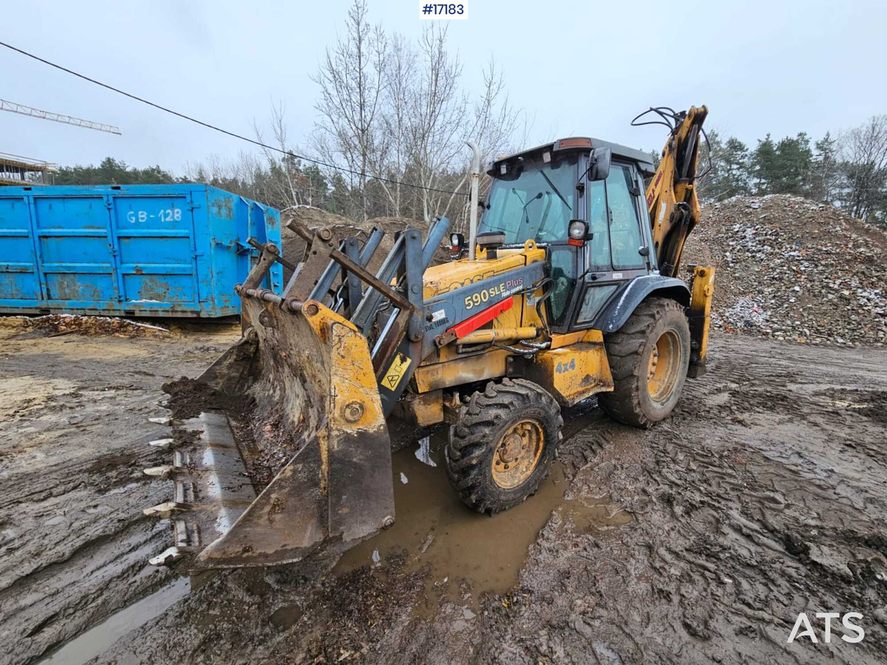 Backhoe loader CASE 590 Super LE PLUS (2000) - Ekskavators-iekrāvējs: foto 1 Backhoe loader CASE 590 Super LE PLUS (2000) - Ekskavators-iekrāvējs: foto 1