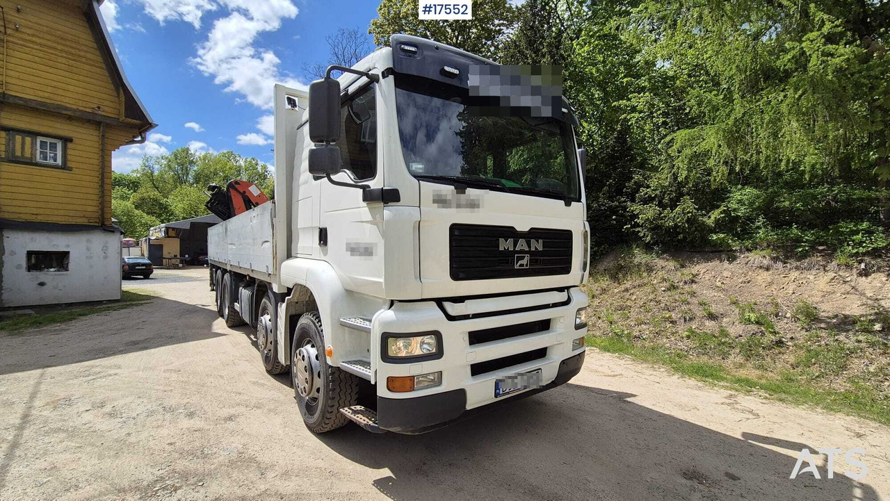 Box truck MAN 35.430 (2005) with HDS PALFINGER PK23002 (2005) - Kravas automašīna ar slēgto virsbūvi: foto 1 Box truck MAN 35.430 (2005) with HDS PALFINGER PK23002 (2005) - Kravas automašīna ar slēgto virsbūvi: foto 1
