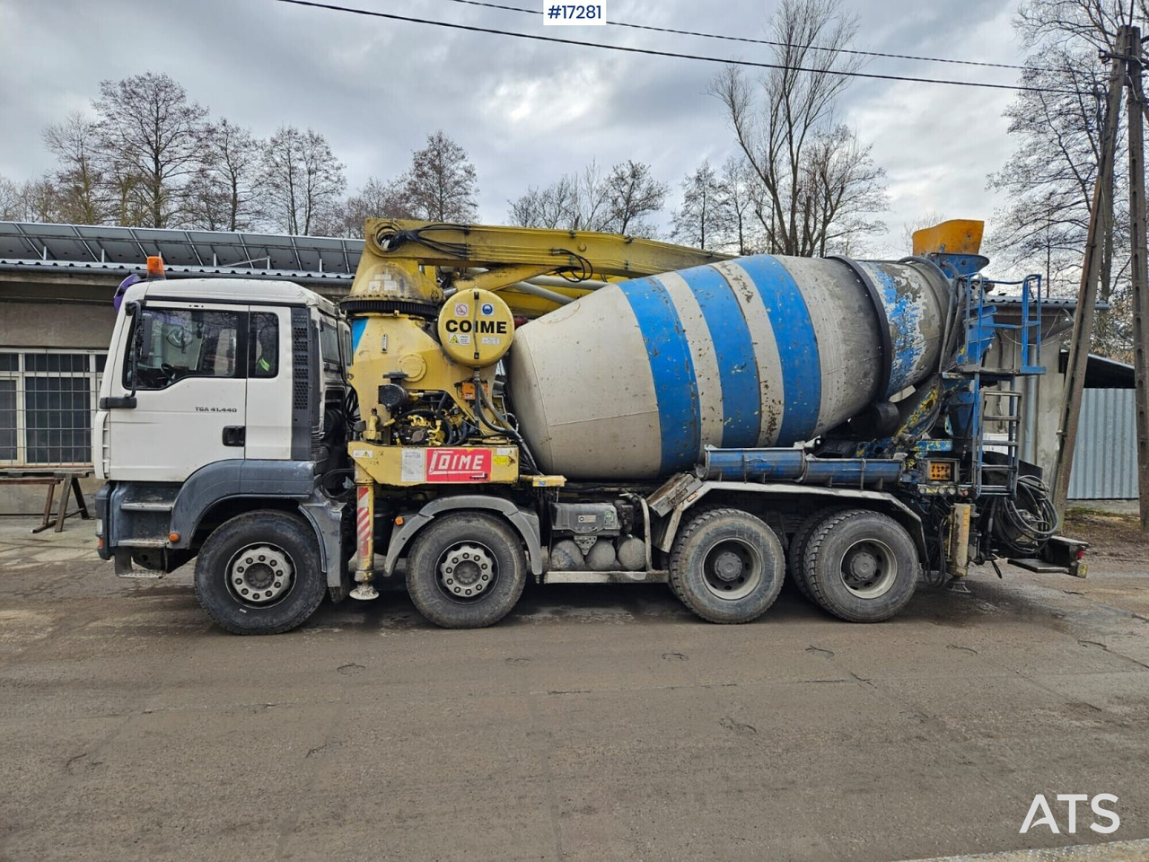 Coime C311 concrete pump on MAN TGA 41.440 chassis (2008) - Betona sūknis: foto 1 Coime C311 concrete pump on MAN TGA 41.440 chassis (2008) - Betona sūknis: foto 1