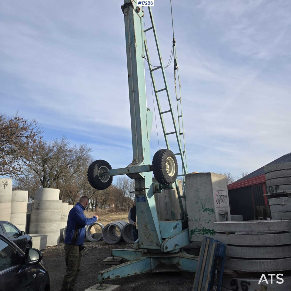 Crane CATTANEO CM61R construction crane (1992) - Celtnis: foto 5 Crane CATTANEO CM61R construction crane (1992) - Celtnis: foto 5