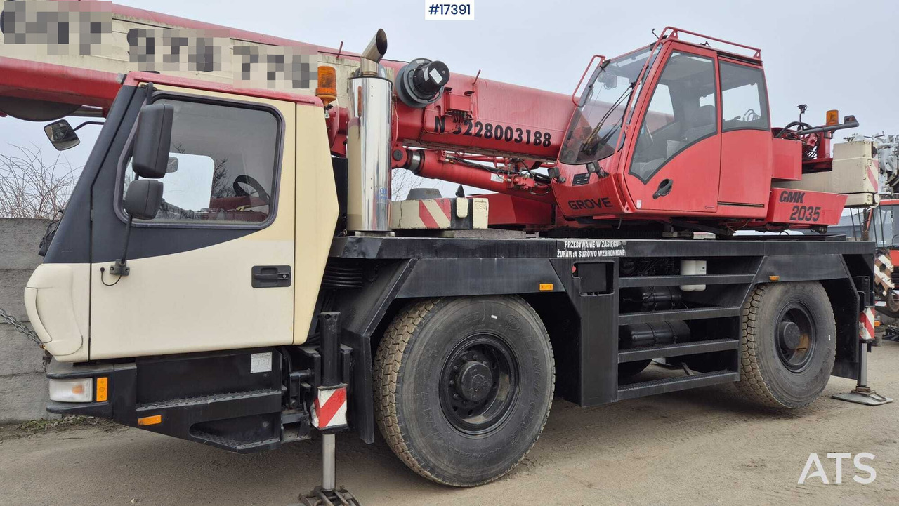 Mobile Crane GROVE GMK 2035E (2009) - Autoceltnis: foto 3 Mobile Crane GROVE GMK 2035E (2009) - Autoceltnis: foto 3