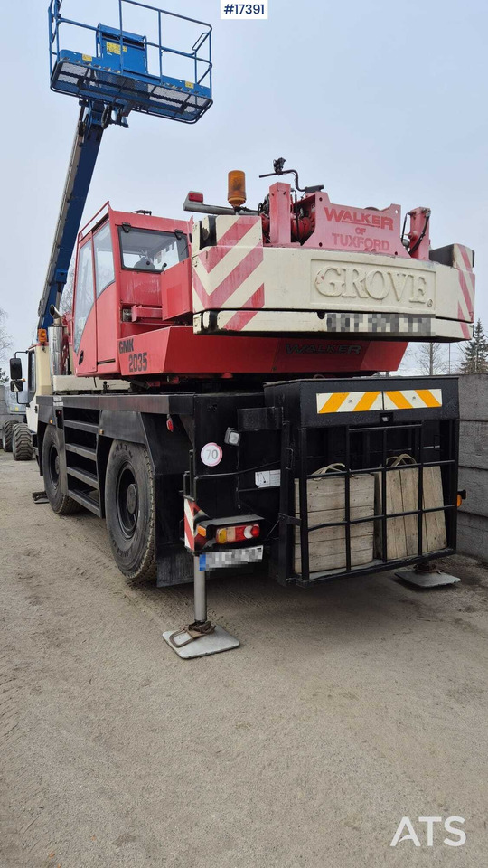 Mobile Crane GROVE GMK 2035E (2009) - Autoceltnis: foto 5 Mobile Crane GROVE GMK 2035E (2009) - Autoceltnis: foto 5