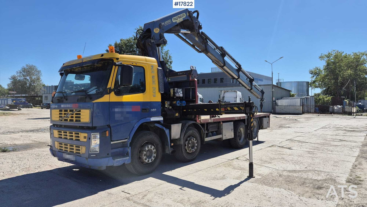 Truck VOLVO FM12 HDS - PALFINGER PK 42502 - Bortu kravas automašīna/ Platforma, Kravas auto ar manipulatoru: foto 5 Truck VOLVO FM12 HDS - PALFINGER PK 42502 - Bortu kravas automašīna/ Platforma, Kravas auto ar manipulatoru: foto 5