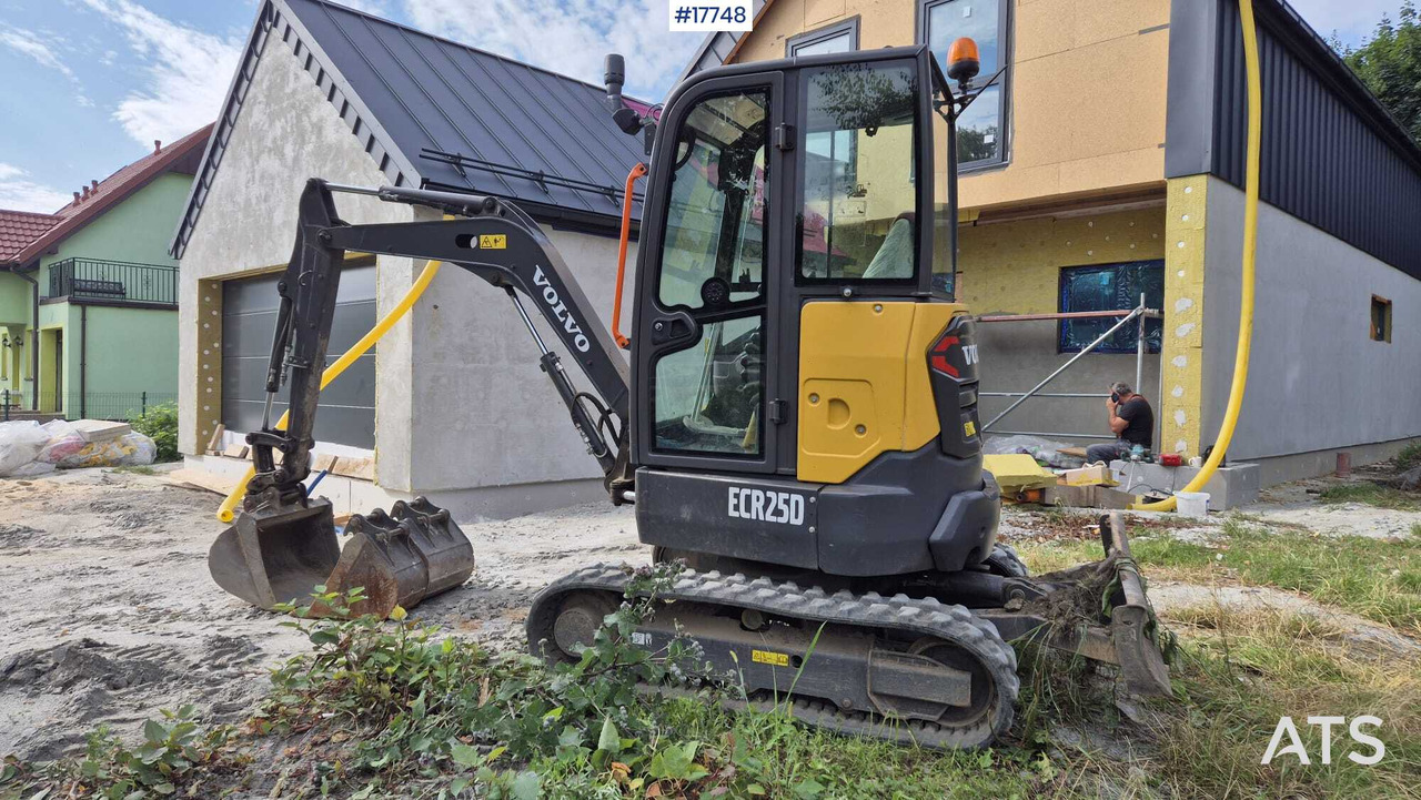 Mini-ekskavators VOLVO ECR25D Mini Crawler Excavator (2021): foto 8
