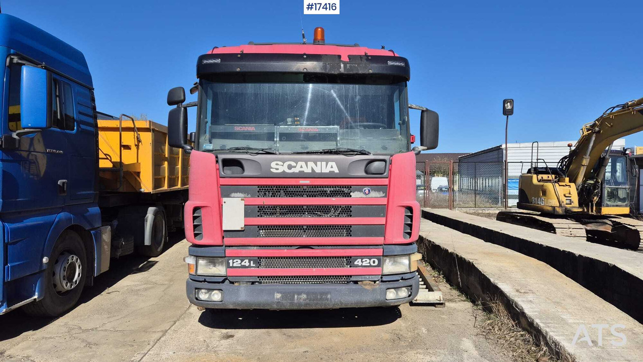 Tractor SCANIA 124L 420KM (2003) + BERGER tipper semi-trailer (2007) - Vilcējs, Puspiekabe pašizgāzējs: foto 3 Tractor SCANIA 124L 420KM (2003) + BERGER tipper semi-trailer (2007) - Vilcējs, Puspiekabe pašizgāzējs: foto 3
