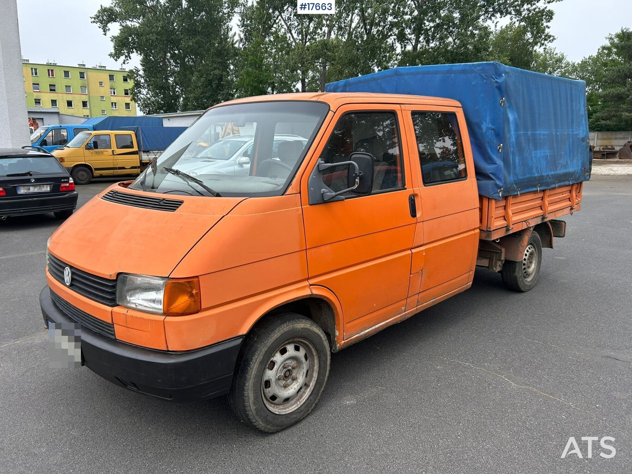 Volkswagen Transporter 1.9D double cab with box body (1992) - Furgons ar tentu, Kravas-pasažieru furgons: foto 4 Volkswagen Transporter 1.9D double cab with box body (1992) - Furgons ar tentu, Kravas-pasažieru furgons: foto 4