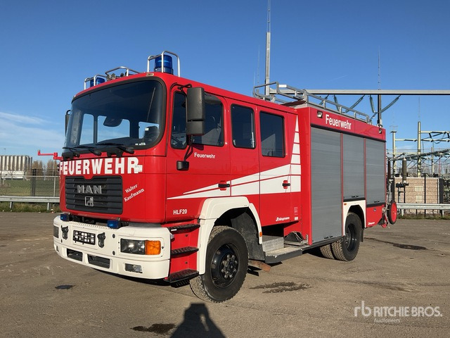 2001 MAN M34 4x4 Crew Cab Fire Truck - Ugunsdzēsēju mašīna: foto 1 2001 MAN M34 4x4 Crew Cab Fire Truck - Ugunsdzēsēju mašīna: foto 1