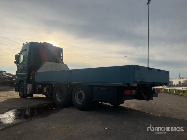 2012 Mercedes-Benz Actros 930.20 2012 HMF 3000-K3 Articulated Bo ... Flatbed Truck with Crane - Bortu kravas automašīna/ Platforma, Kravas auto ar manipulatoru: foto 2 2012 Mercedes-Benz Actros 930.20 2012 HMF 3000-K3 Articulated Bo ... Flatbed Truck with Crane - Bortu kravas automašīna/ Platforma, Kravas auto ar manipulatoru: foto 2