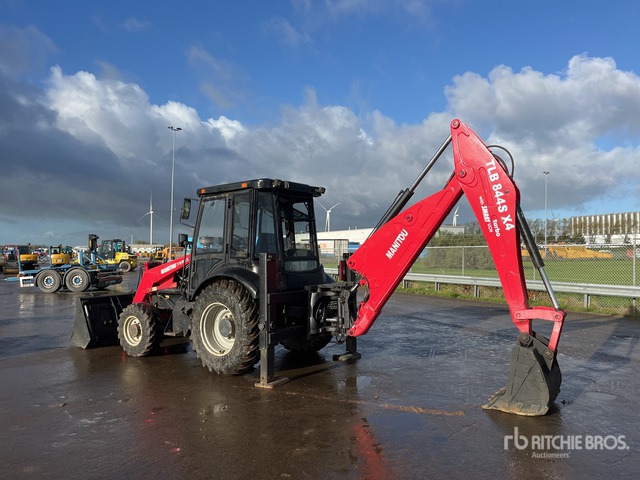 2017 Manitou TLB844SX4 4x4 Backhoe Loader - Ekskavators-iekrāvējs: foto 4 2017 Manitou TLB844SX4 4x4 Backhoe Loader - Ekskavators-iekrāvējs: foto 4