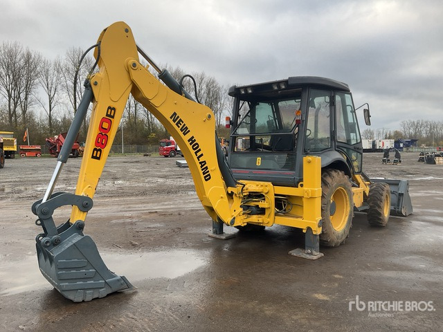 2017 New Holland B80B-SS 4x4 Backhoe Loader - Ekskavators-iekrāvējs: foto 3 2017 New Holland B80B-SS 4x4 Backhoe Loader - Ekskavators-iekrāvējs: foto 3