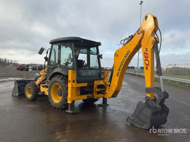 2017 New Holland B80B-SS 4x4 Backhoe Loader - Ekskavators-iekrāvējs: foto 4 2017 New Holland B80B-SS 4x4 Backhoe Loader - Ekskavators-iekrāvējs: foto 4